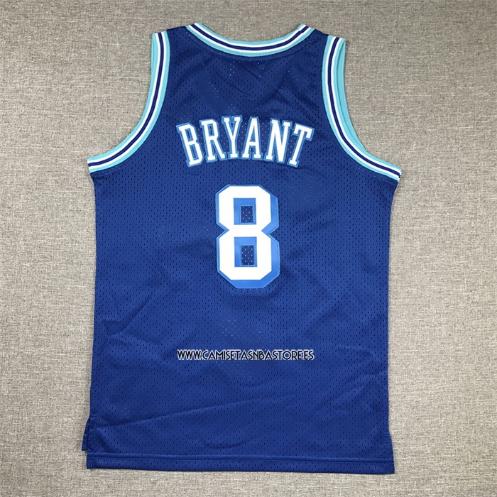Kobe Bryant NO 8 Camiseta Nino Los Angeles Lakers Mitchell & Ness 1996-97 Azul